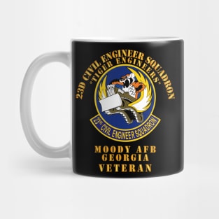 23d Civil Engineer Squadron - Tiger Engineers - Moody AFB, GA Mug